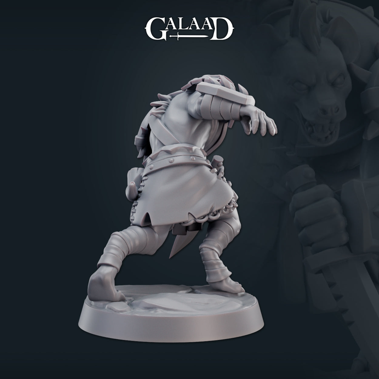 Male Gnoll 01 by Galaad Miniatures