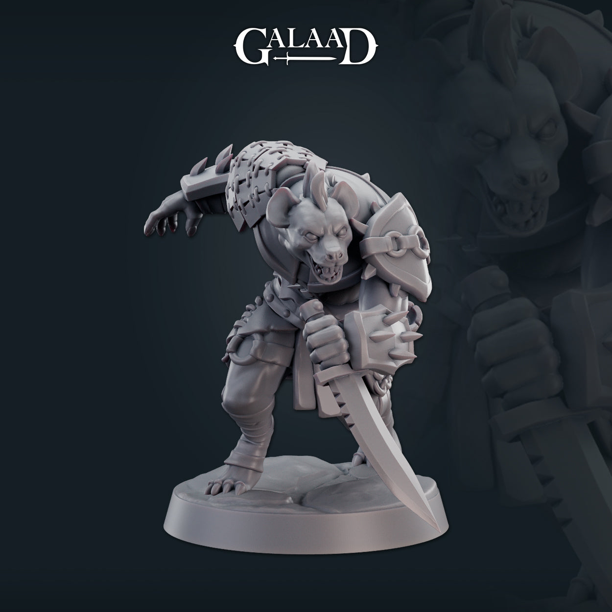 Male Gnoll 01 by Galaad Miniatures