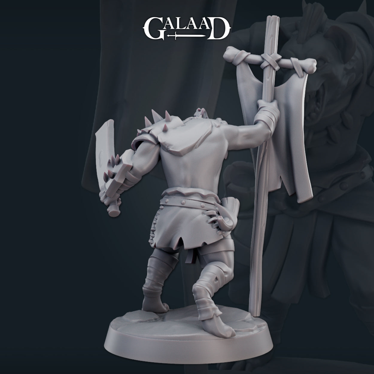 Male Gnoll 02 by Galaad Miniatures