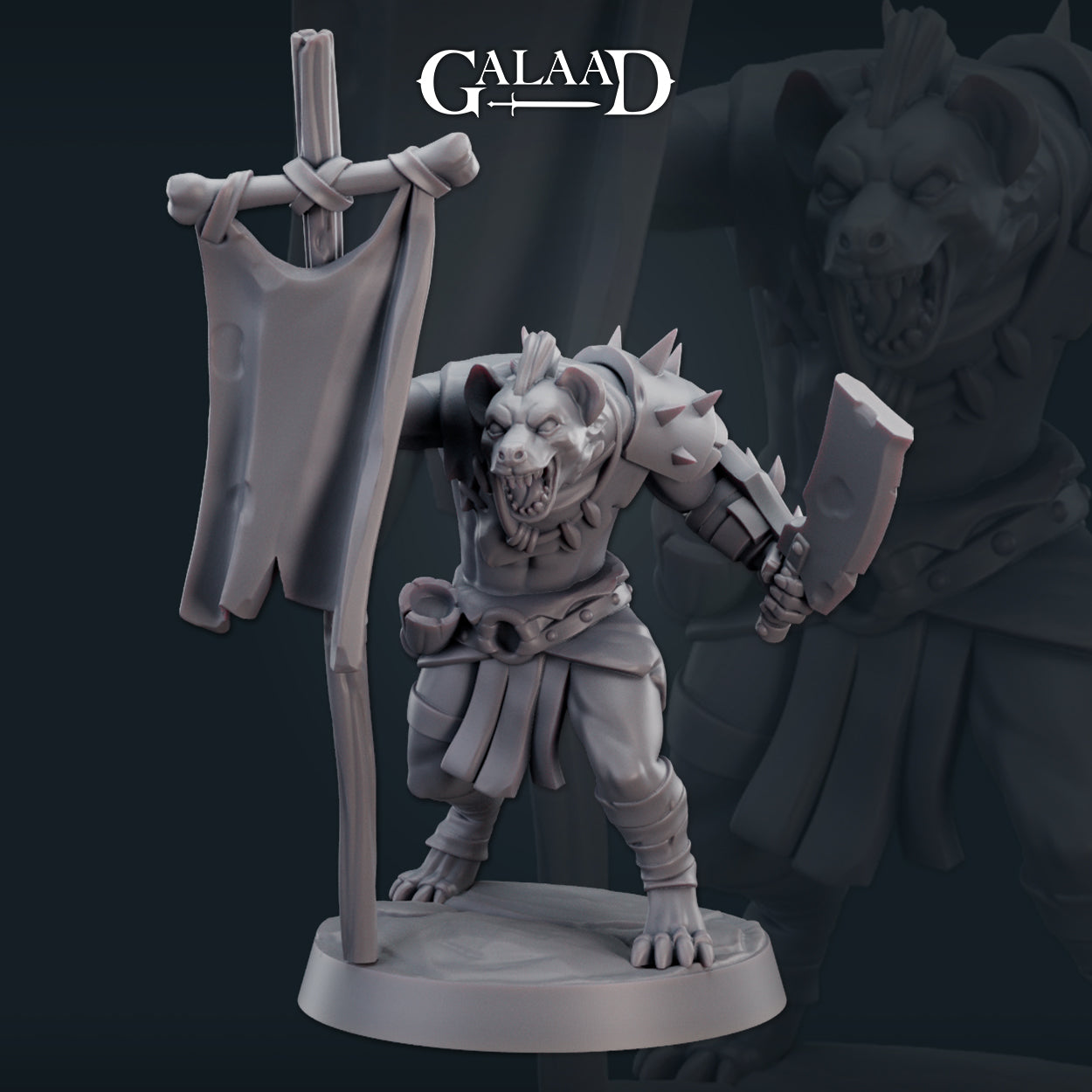 Male Gnoll 02 by Galaad Miniatures