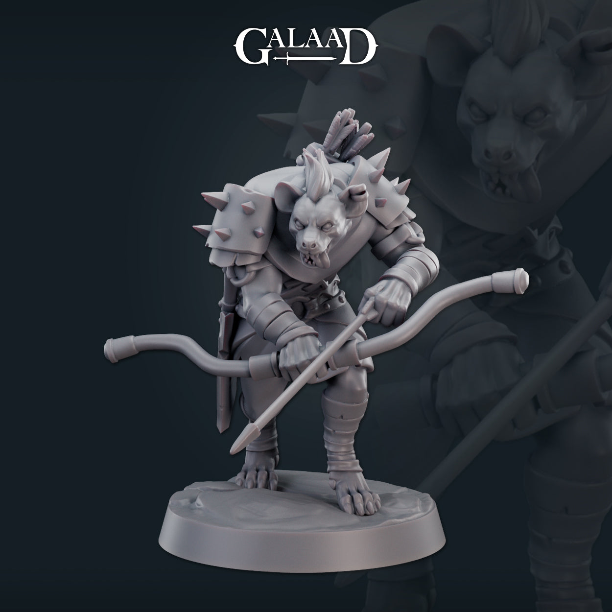 Male Gnoll 04 by Galaad Miniatures