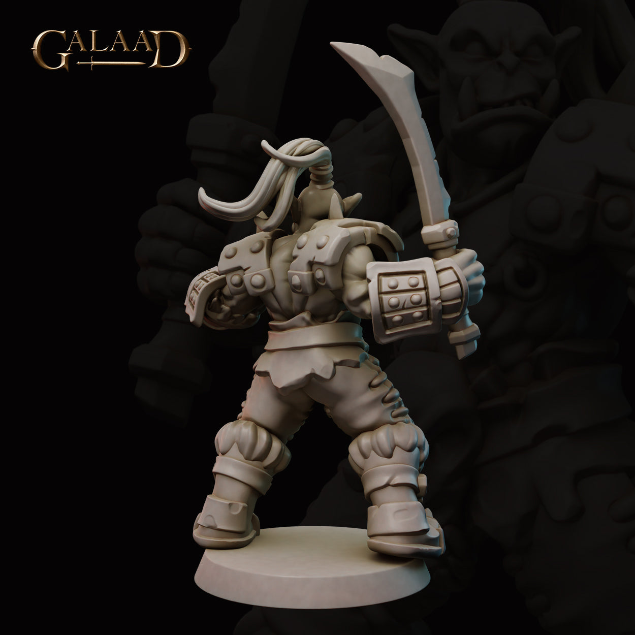 Male Orc Warrior Bundle by Galaad Miniatures