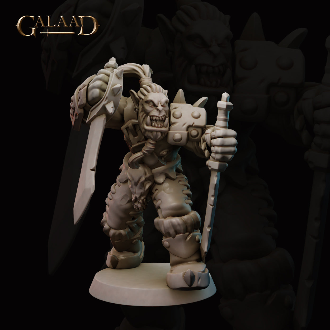 Male Orc Warrior 03 by Galaad Miniatures