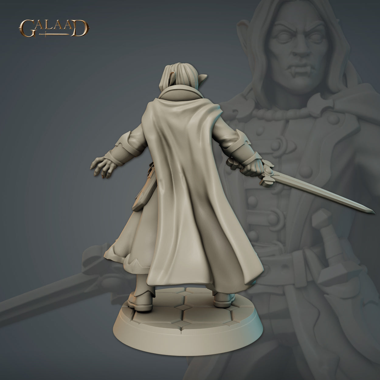 Male Vampire 02 by Galaad Miniatures