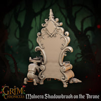 Malvera Shadowbrook on her Throne by Great Grimoire