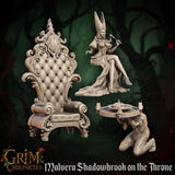 Malvera Shadowbrook on her Throne by Great Grimoire