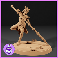 Masked Druid Fighting by Ella's Arcanum Minis