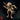 Unpainted resin digital render of a Mezzoloth miniature by Monster Atlas — three-quarter view showing insectoid fiend with spiked dorsal crest, multi-pronged trident held diagonally, and one clawed arm raised, angular armour plating visible across chest and greaves