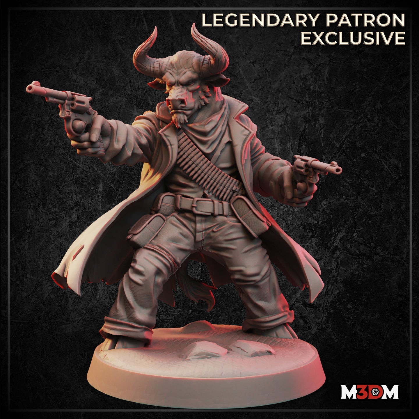 Minotaur Western Gunslinger by Mia Kay M3DM