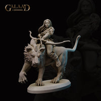 Mounted Amazon 02 by Galaad Miniatures