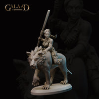 Mounted Amazon 03 by Galaad Miniatures