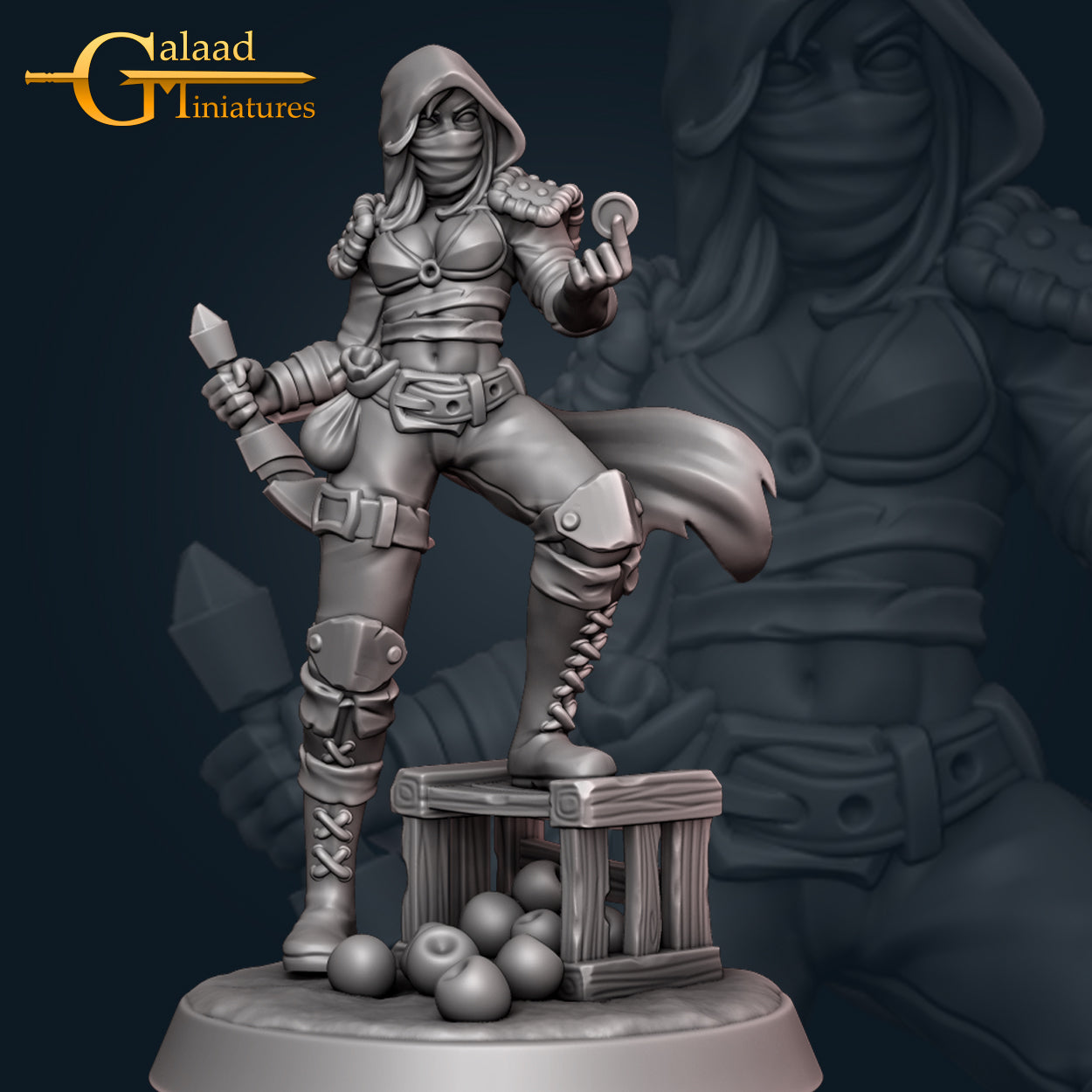 Nadia Rogue by Galaad Miniatures