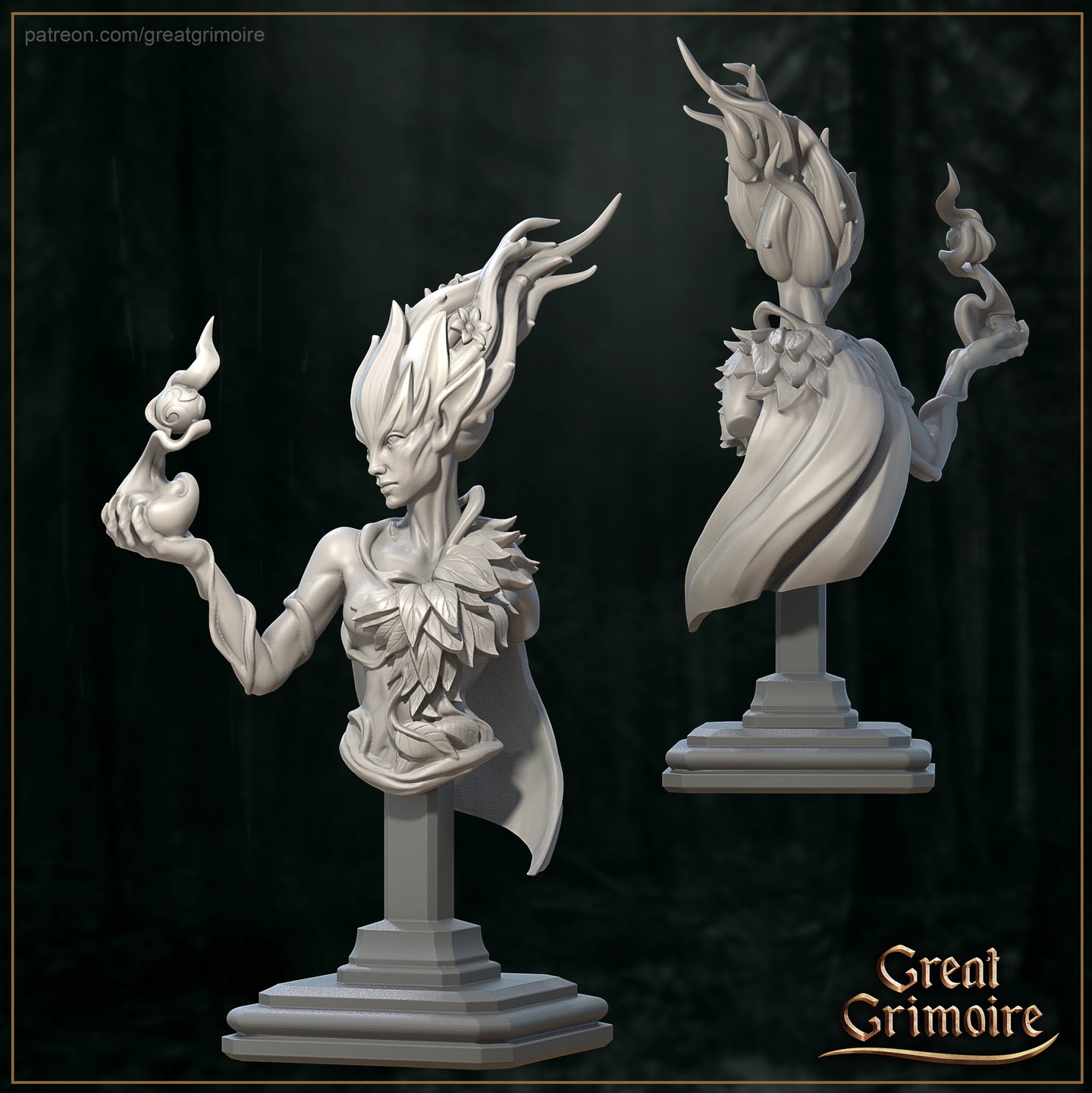 Nysa Bust  by Great Grimoire