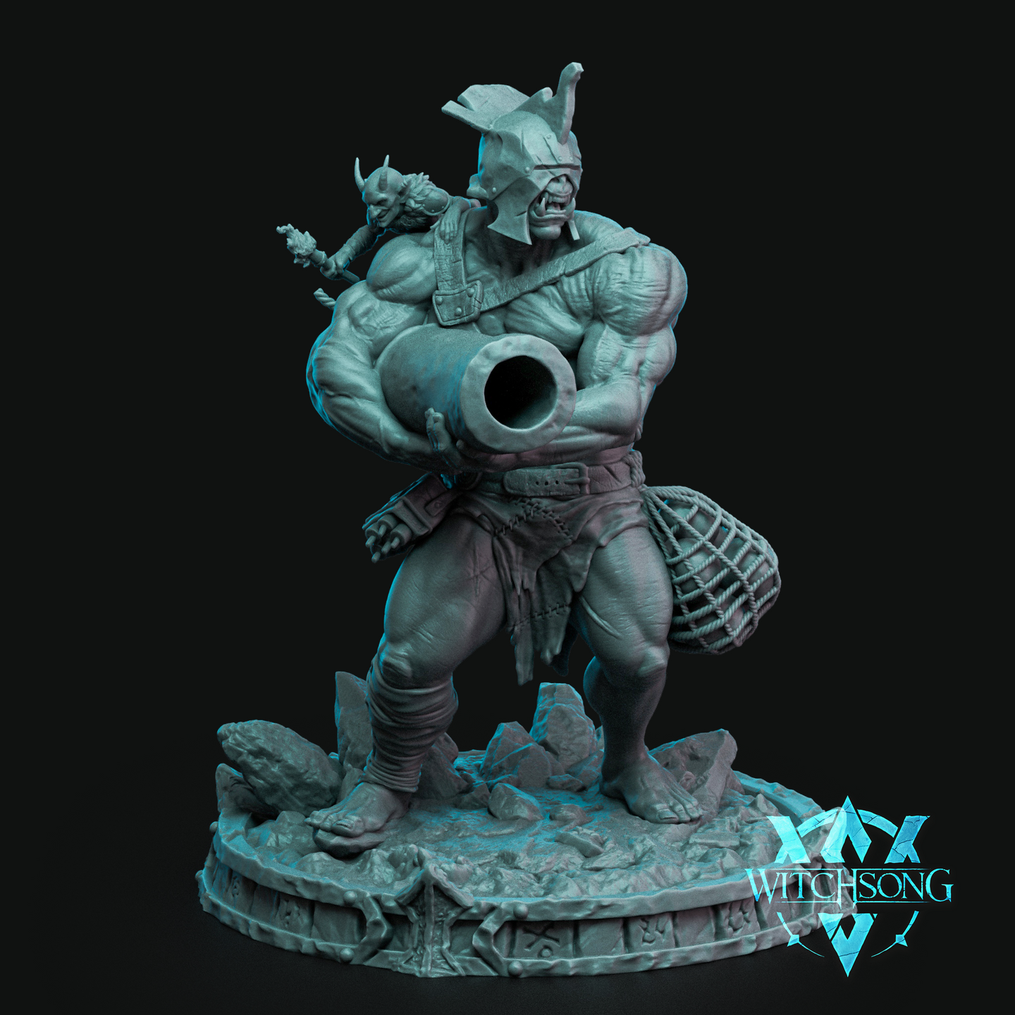 Ogre Mortar Specialist by Witchsong Miniatures