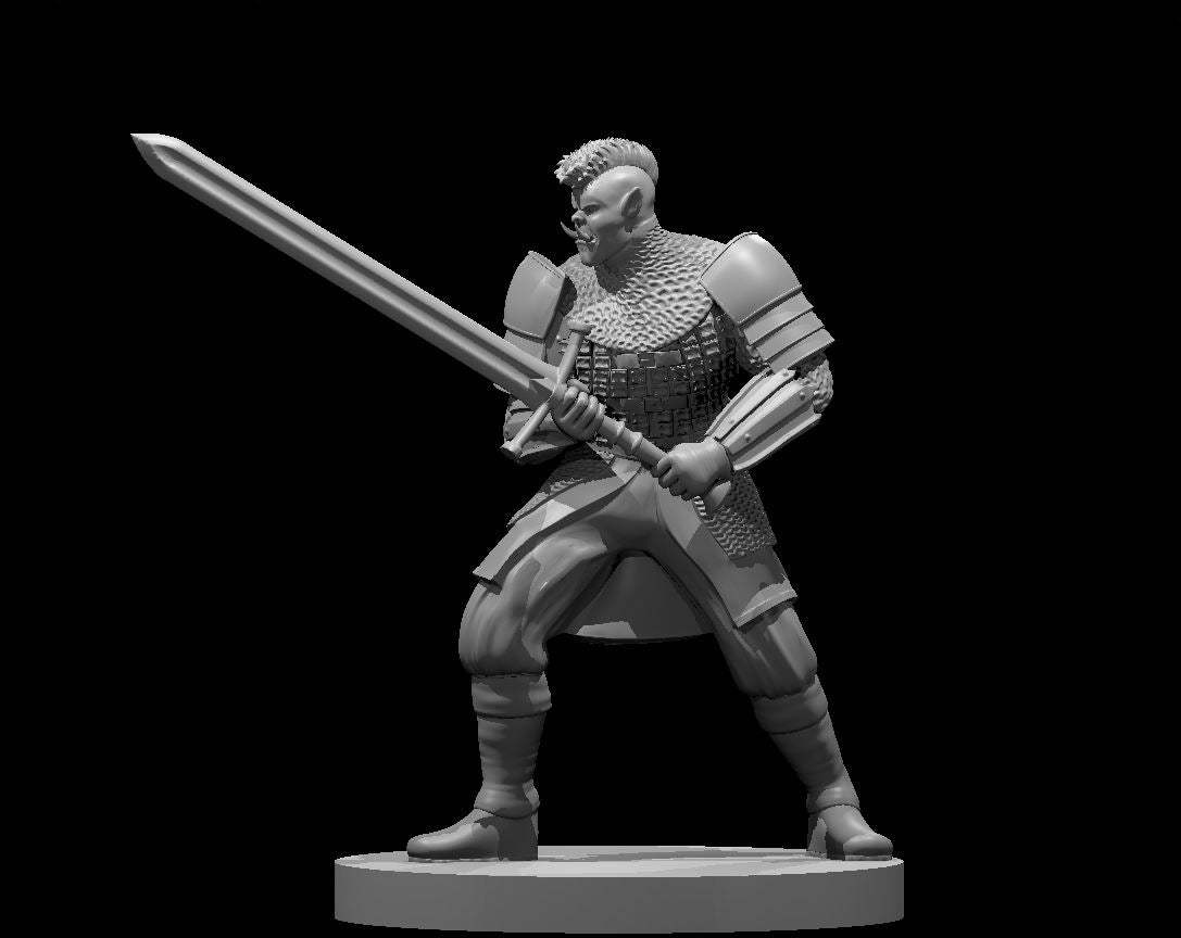 Orc Fighter w/Greatsword by MZ4250