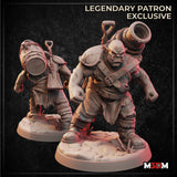 Orc Slinger Artificer by Mia Kay M3DM