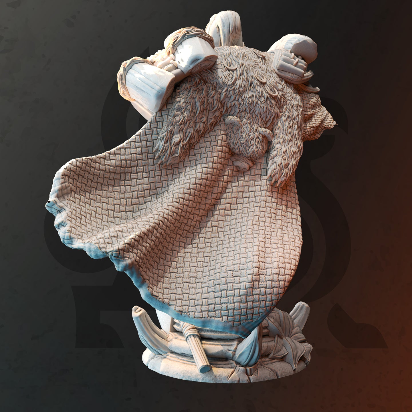 Barbarian (Orik) Bust  by DM Stash