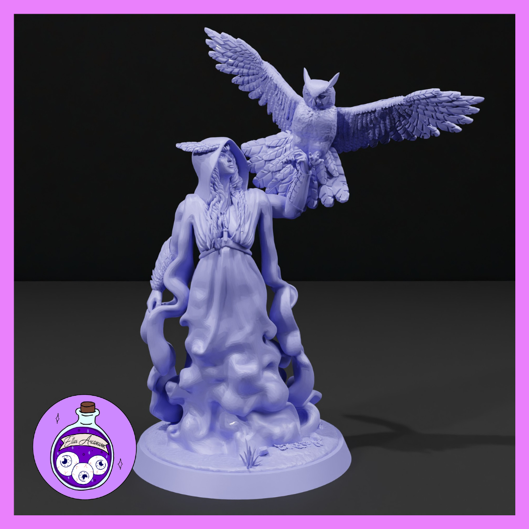 Owl Witch by Ella's Arcanum Minis
