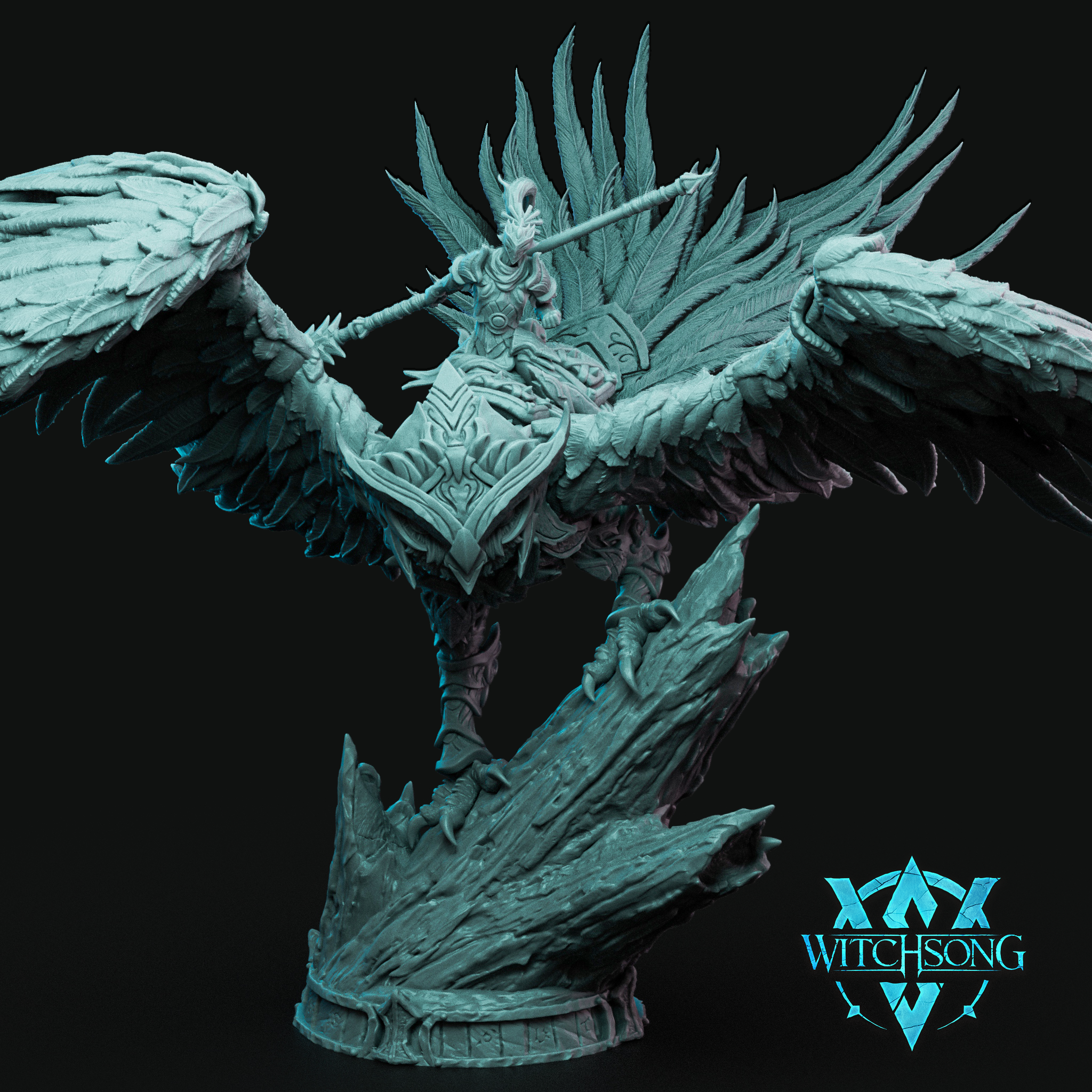 Wingsworn Acolyte 01 by Witchsong Miniatures