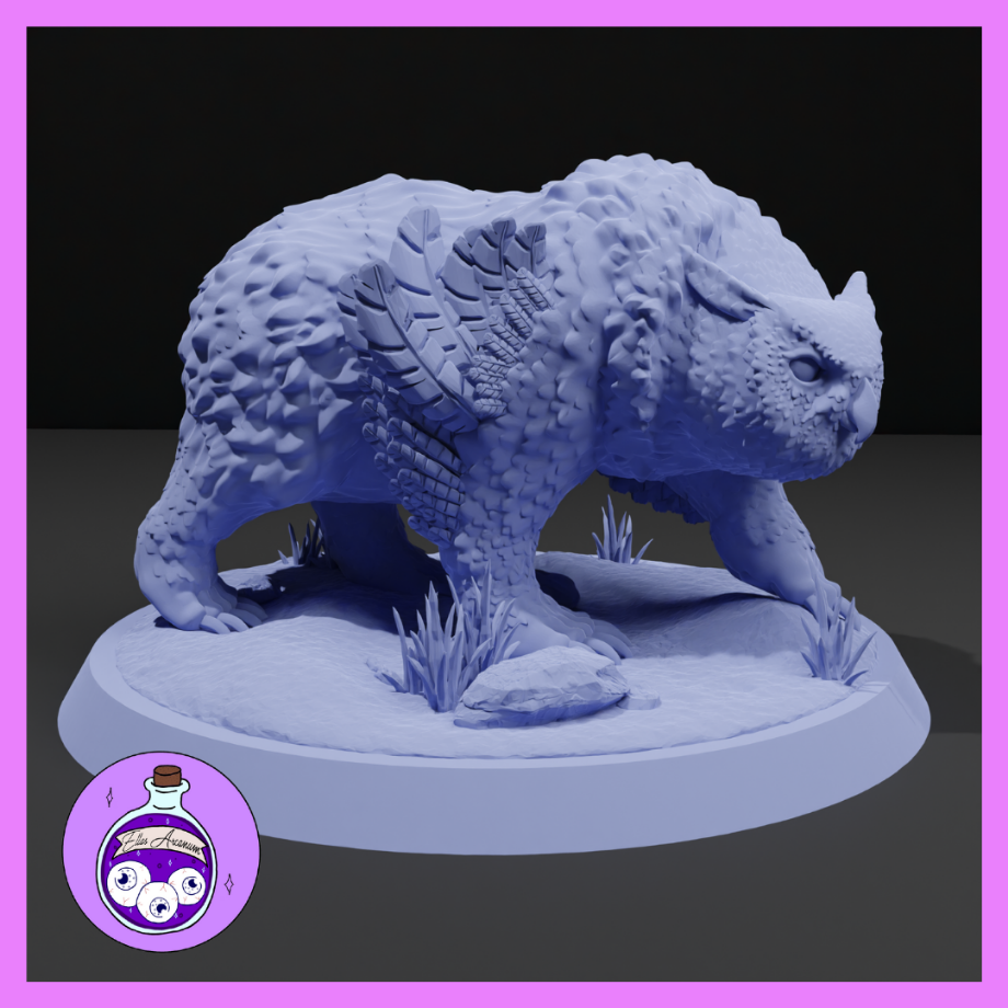 Owlbear Walking by Ella's Arcanum Minis