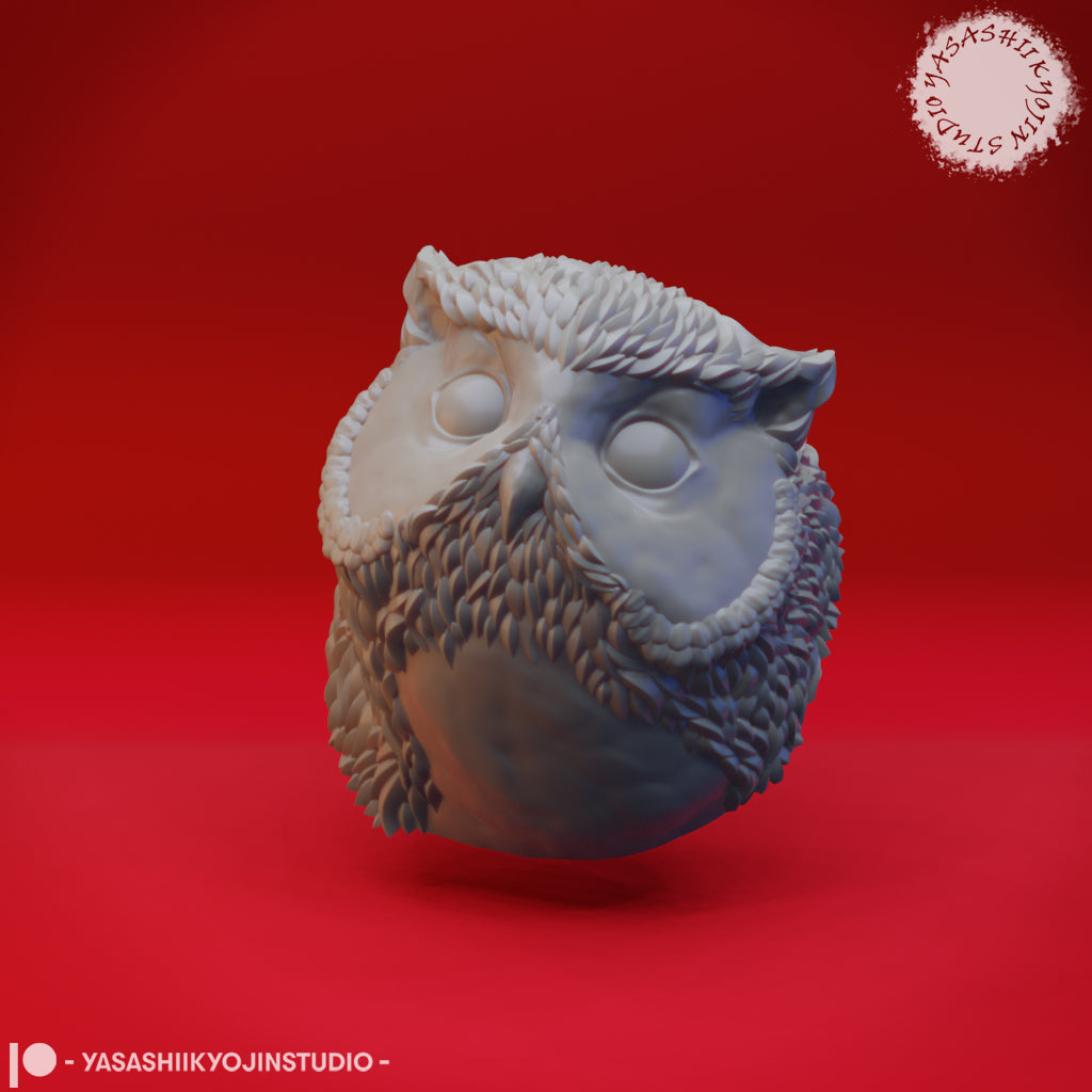 Owlbear Cub Bust by Yasashii Kyojin Studios