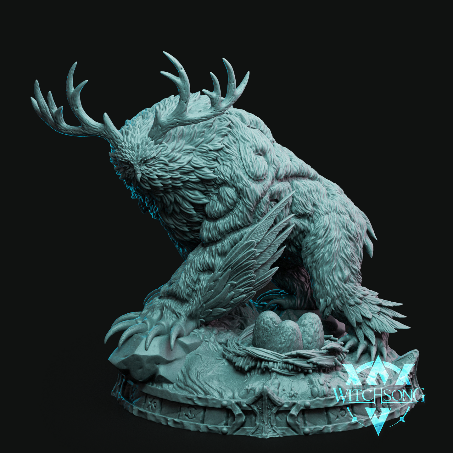 Owlbear Elder by Witchsong Miniatures