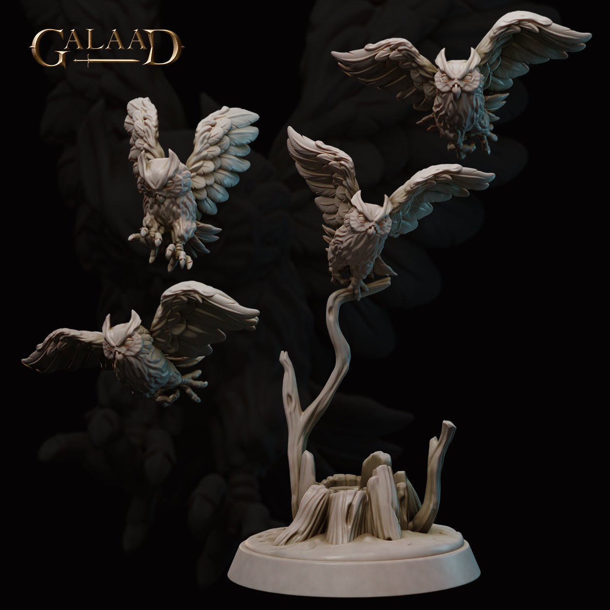 Owl Bundle by Galaad Miniatures