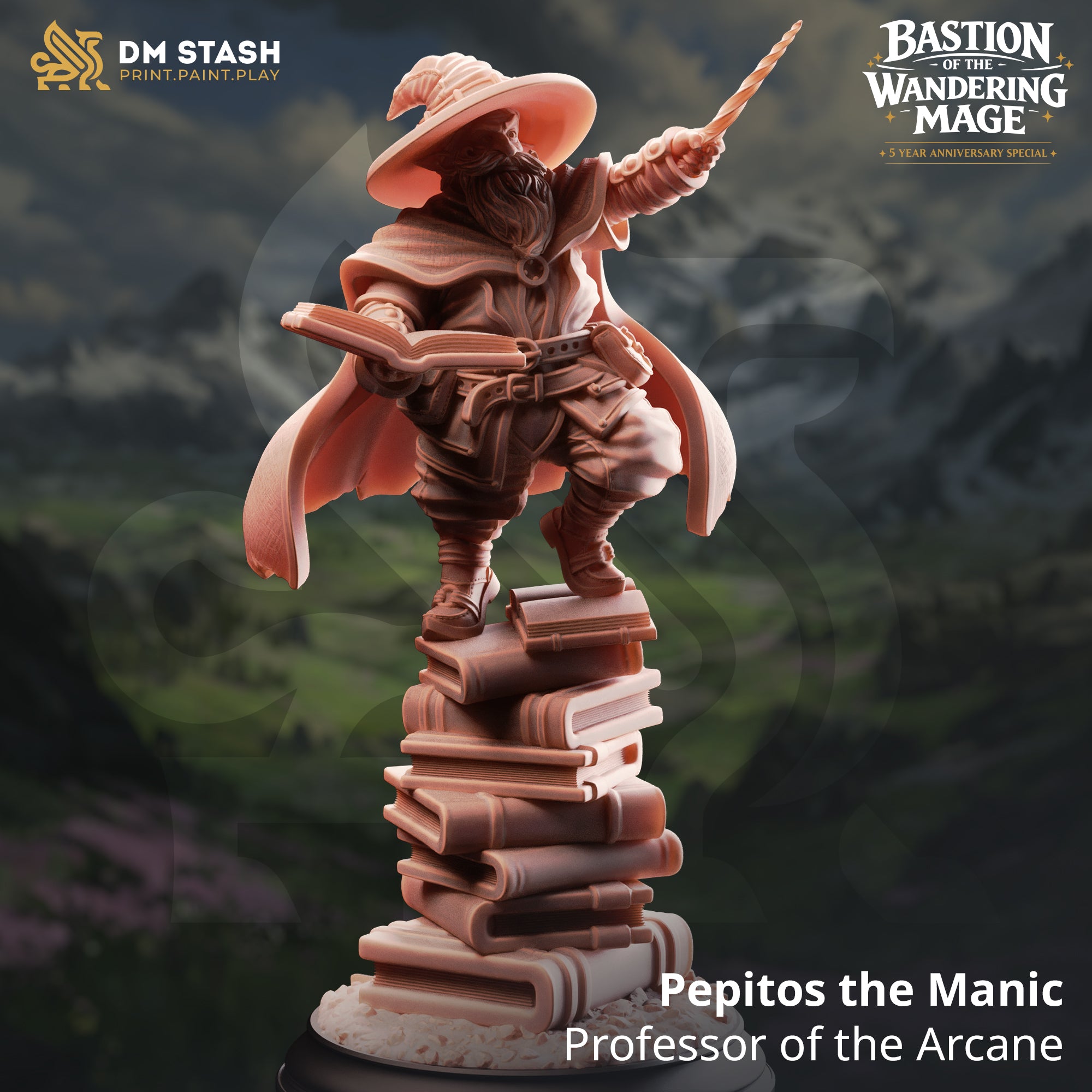 Gnome Professor of the Arcane (Pepitos the Manic) by DM Stash