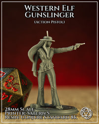 Western Elf Gunslinger Action Pistol by Mia Kay M3DM