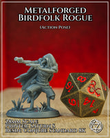 Metalforged Birdfolk Rogue Action by Mia Kay M3DM