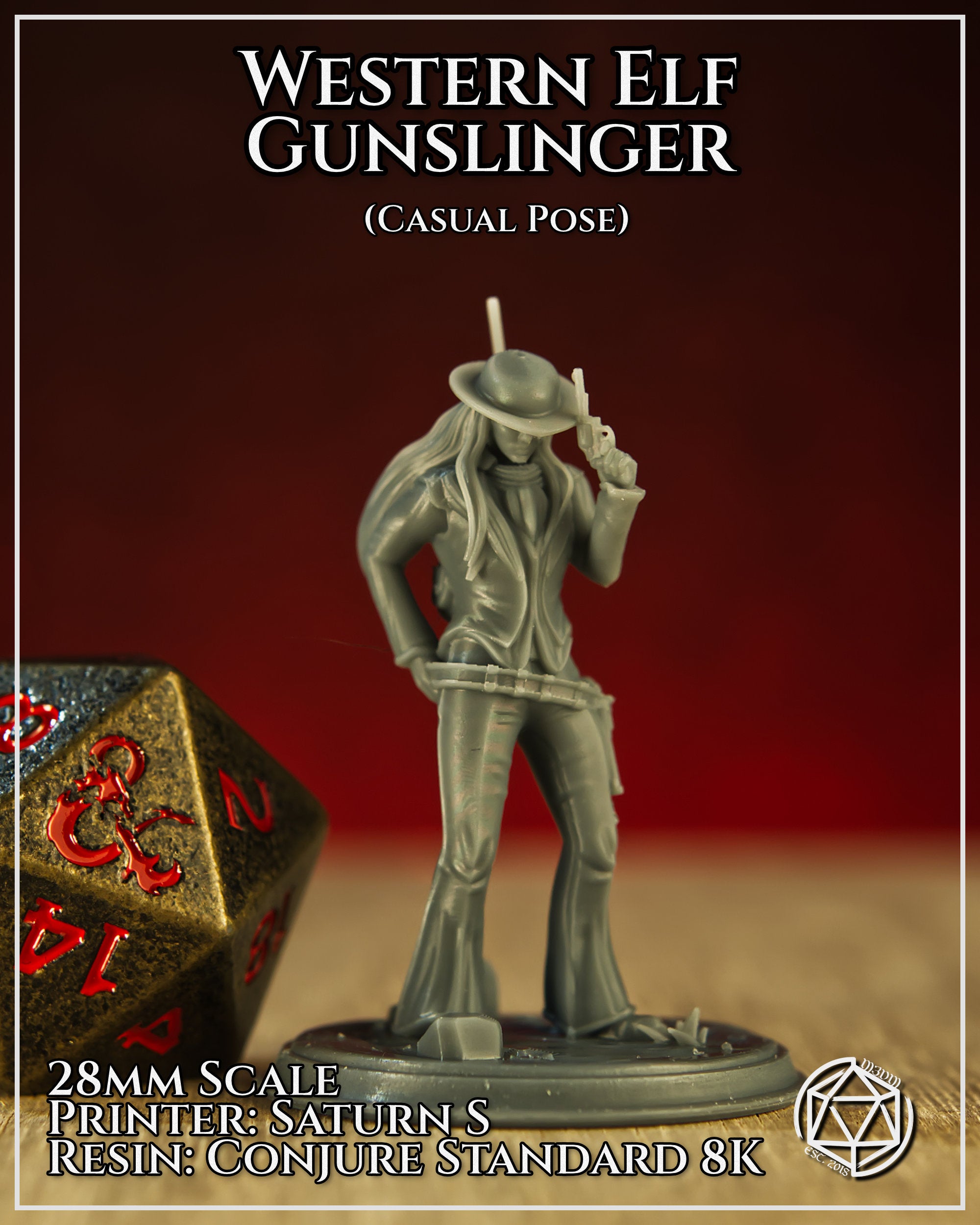 Western Elf Gunslinger Casual by Mia Kay M3DM
