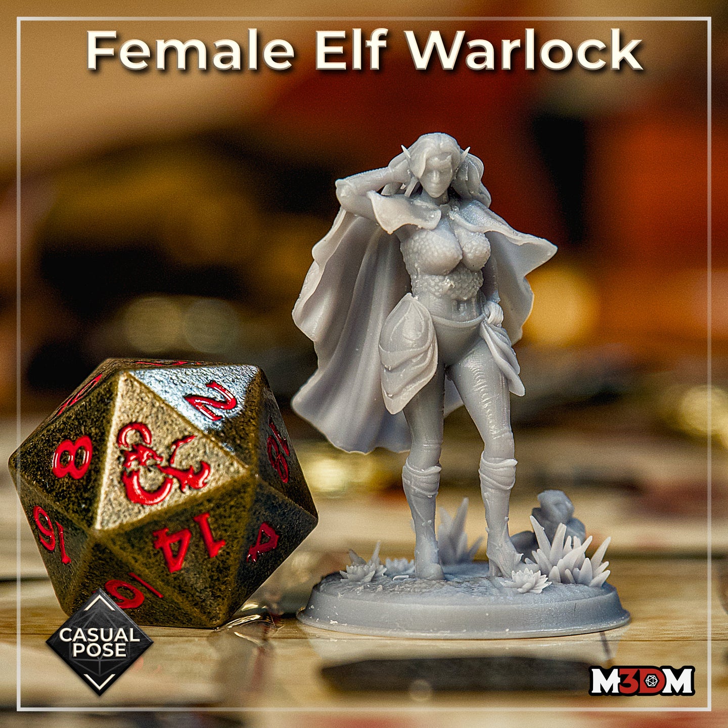 Female Elf Warlock Casual by Mia Kay M3DM