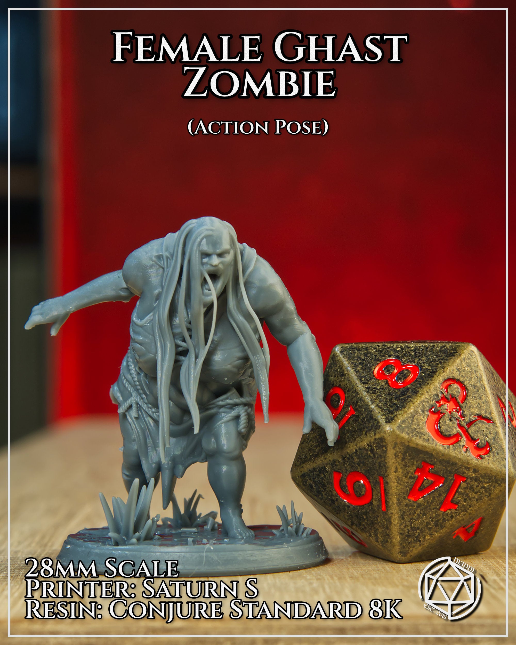 Female Ghast Zombie Action by Mia Kay M3DM