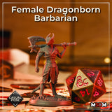 Female Dragonborn Barbarian Casual by Mia Kay M3DM