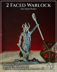 Two-Faced Warlock Action by Mia Kay M3DM