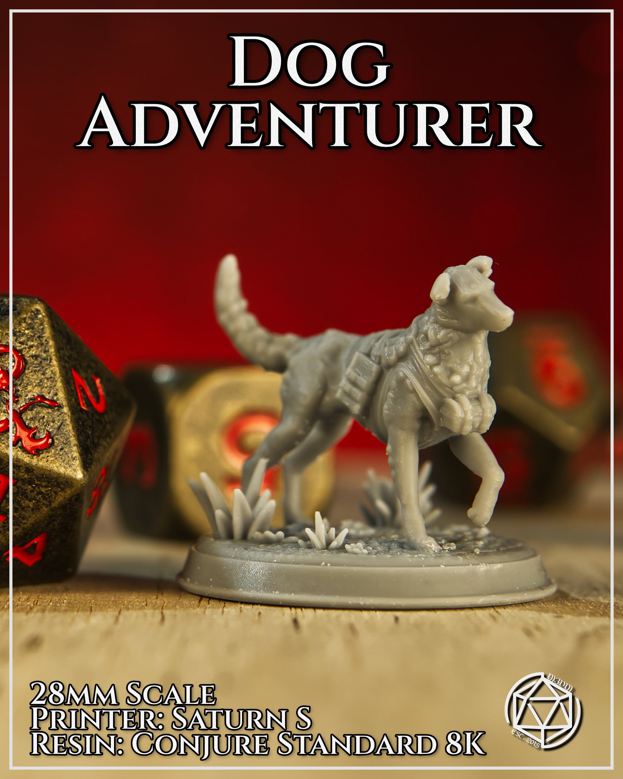 Dog Adventurer by Mia Kay M3DM