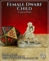 Female Dwarf Child Casual by Mia Kay M3DM
