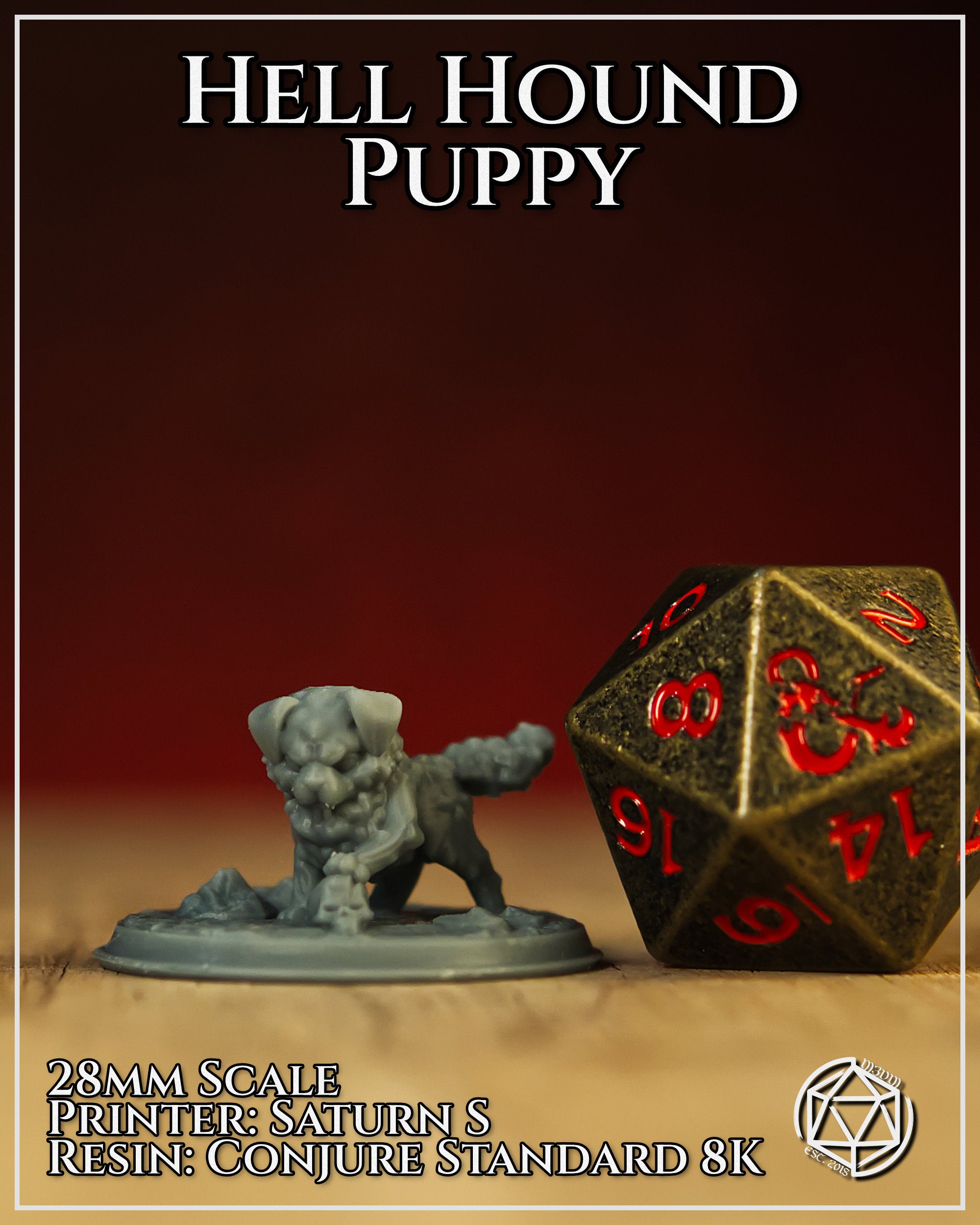 Hellhound Puppy by Mia Kay M3DM