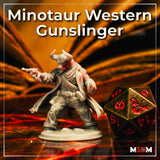 Minotaur Western Gunslinger by Mia Kay M3DM