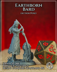 Earthborn Bard Action by Mia Kay M3DM