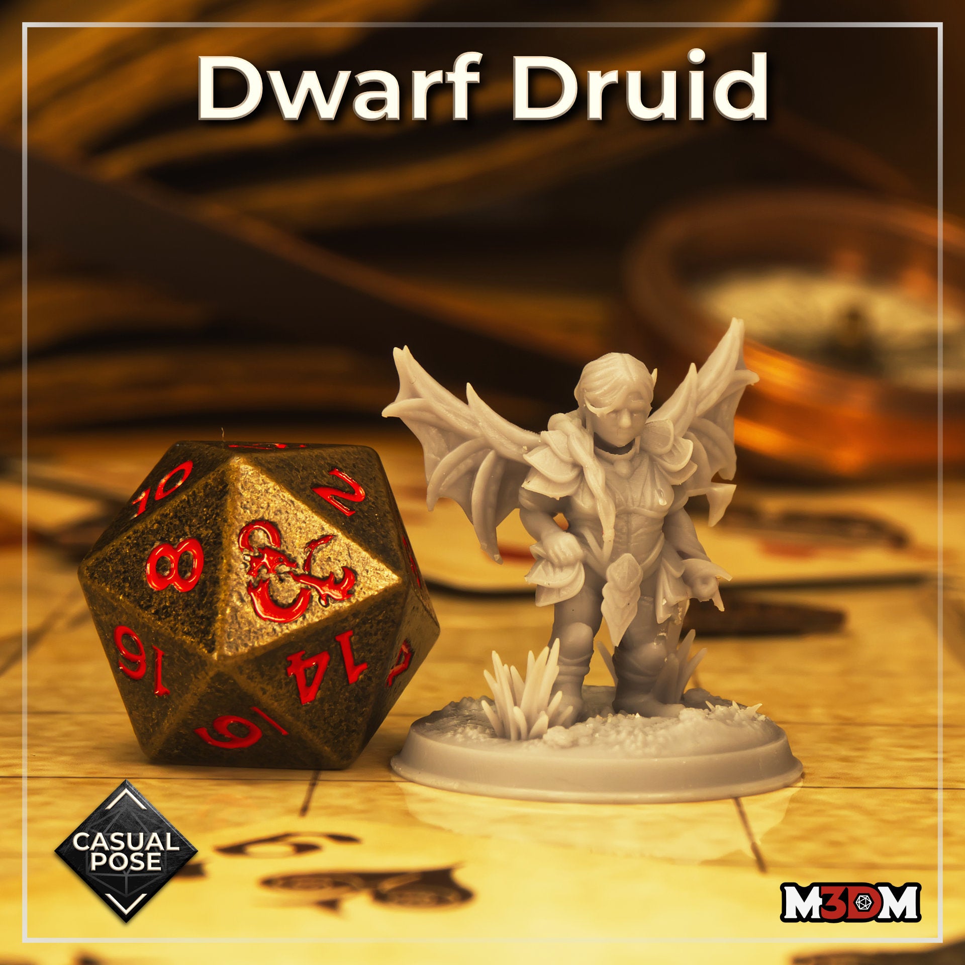 Dwarf Druid Casual by Mia Kay M3DM