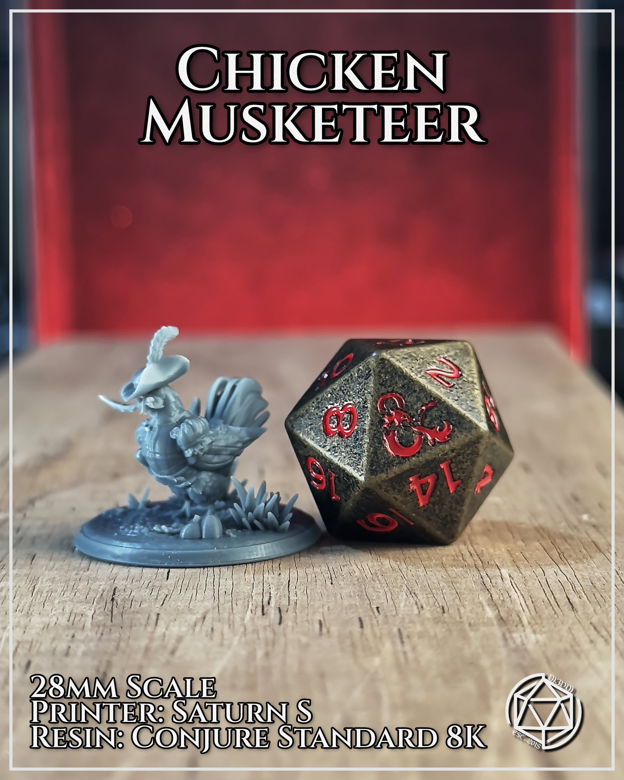 Chicken Musketeer by Mia Kay M3DM