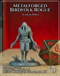 Metalforged Birdfolk Rogue Casual by Mia Kay M3DM