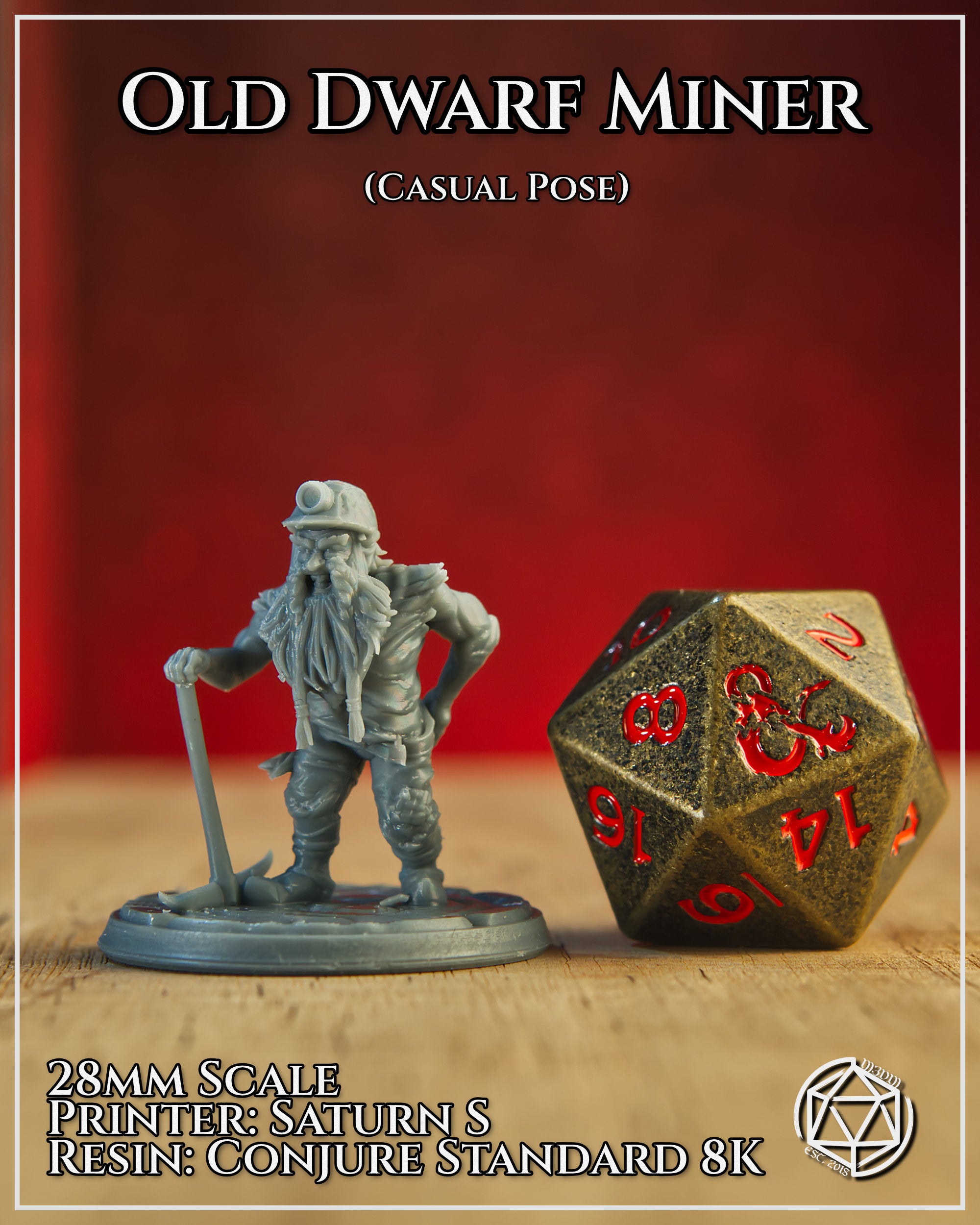 Old Dwarf Miner Casual by Mia Kay M3DM