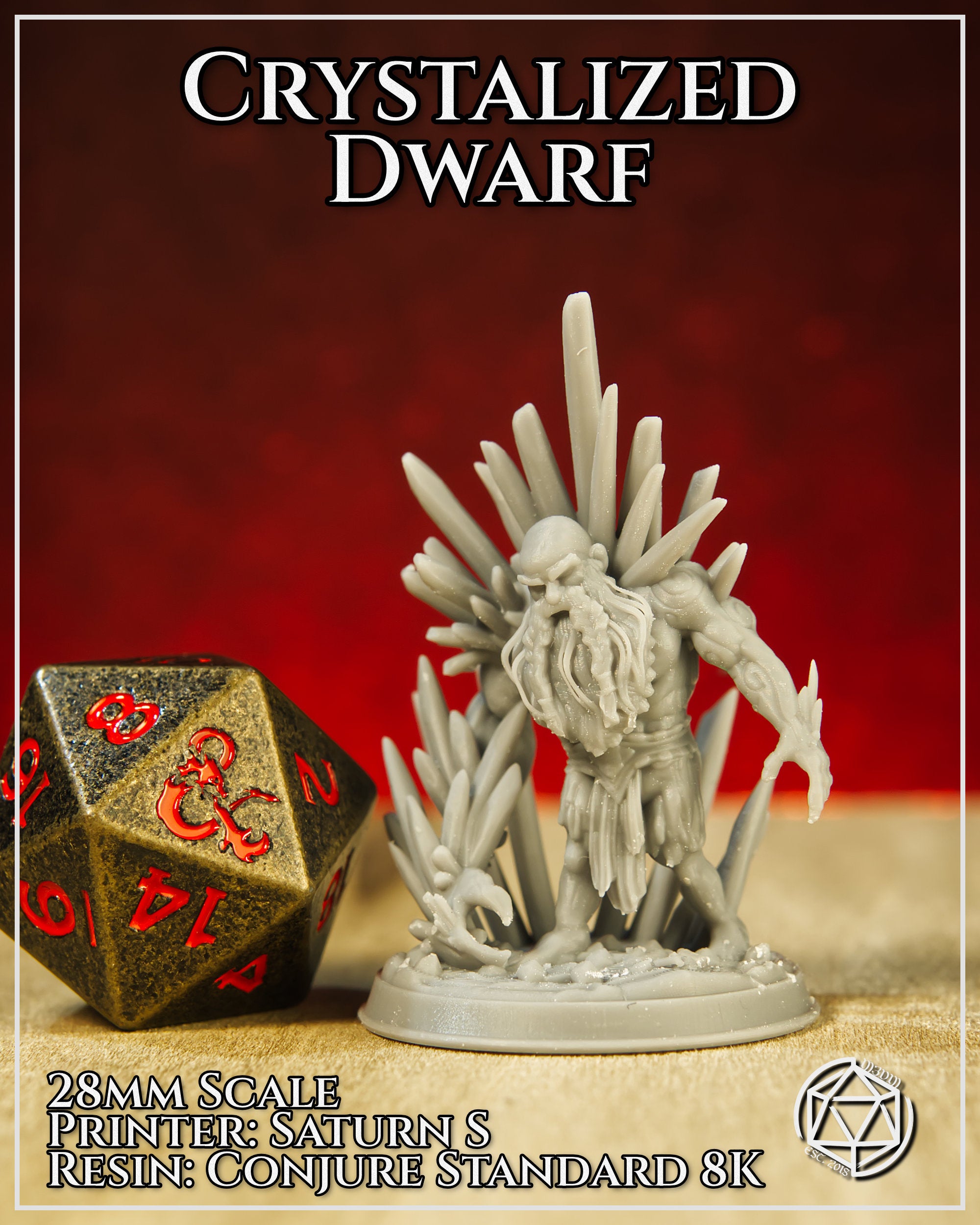 Crystalised Dwarf by Mia Kay M3DM