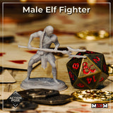 Male Elf Fighter Action by Mia Kay M3DM