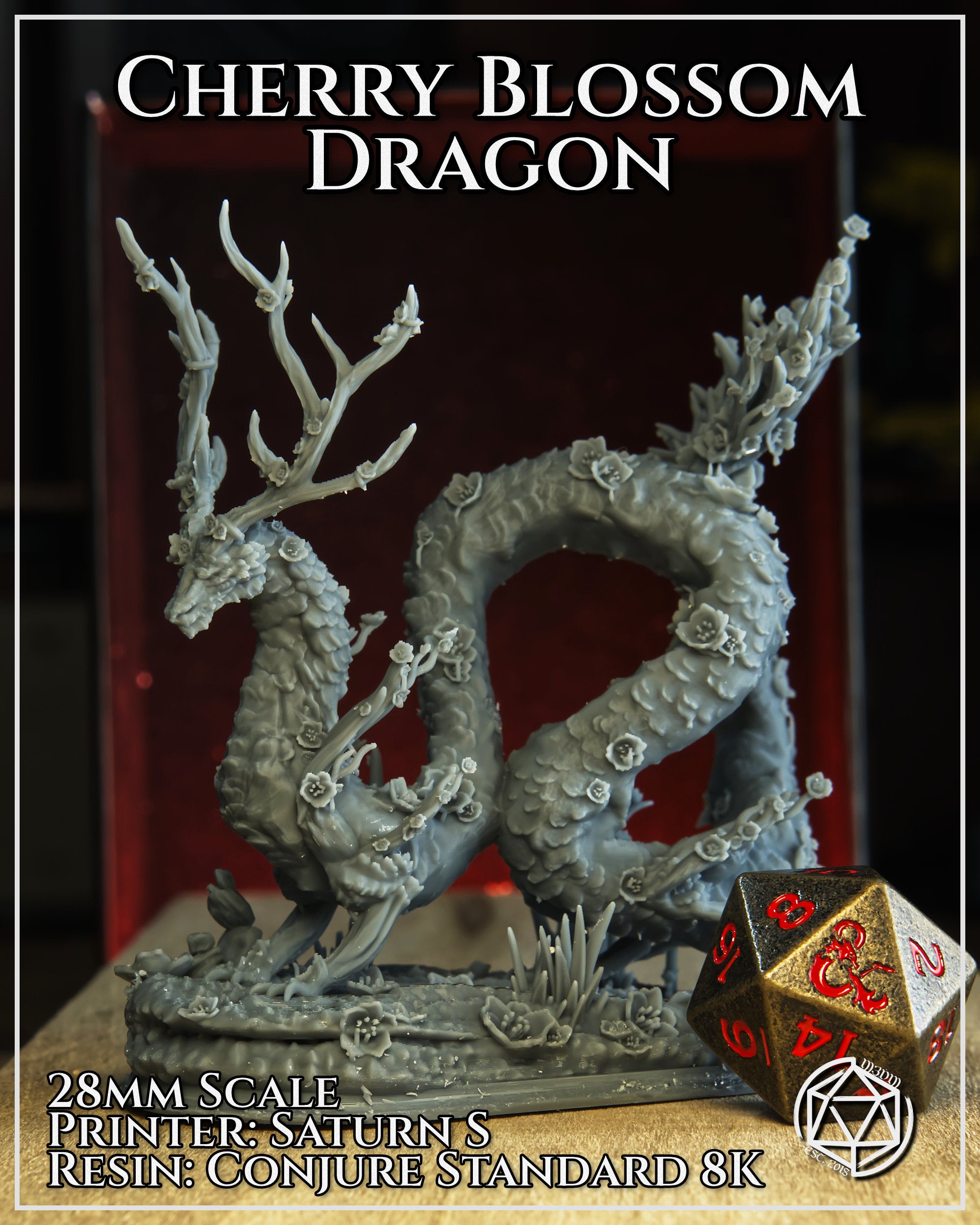 Cherry Blossom Dragon by Mia Kay M3DM