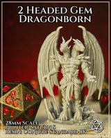 2-Headed Gem Dragonborn by Mia Kay M3DM