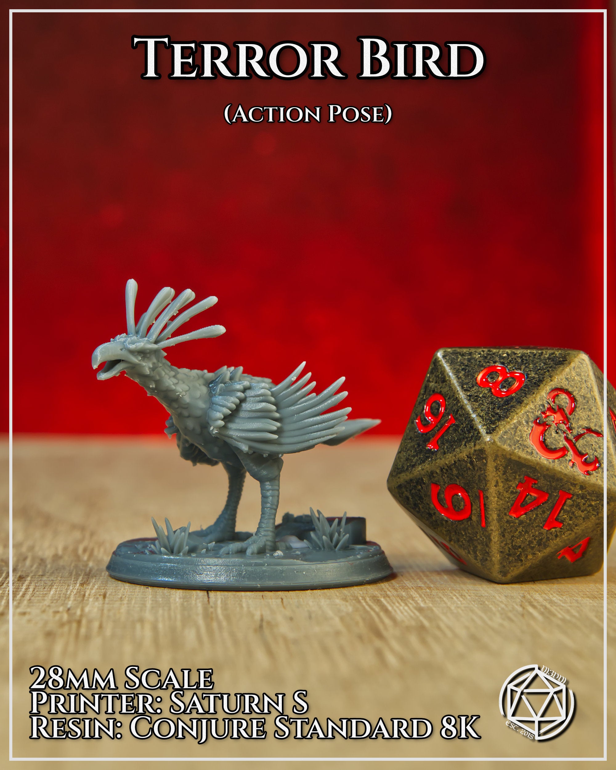 Terror Bird Action by Mia Kay M3DM