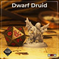 Dwarf Druid Action by Mia Kay M3DM